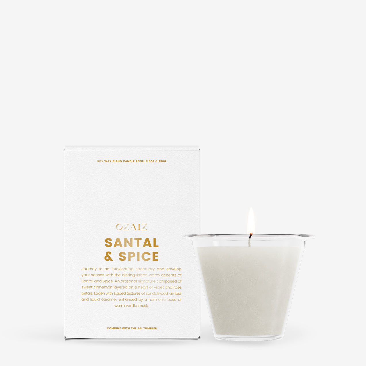 ZAI Candle - Oud & Bergamot