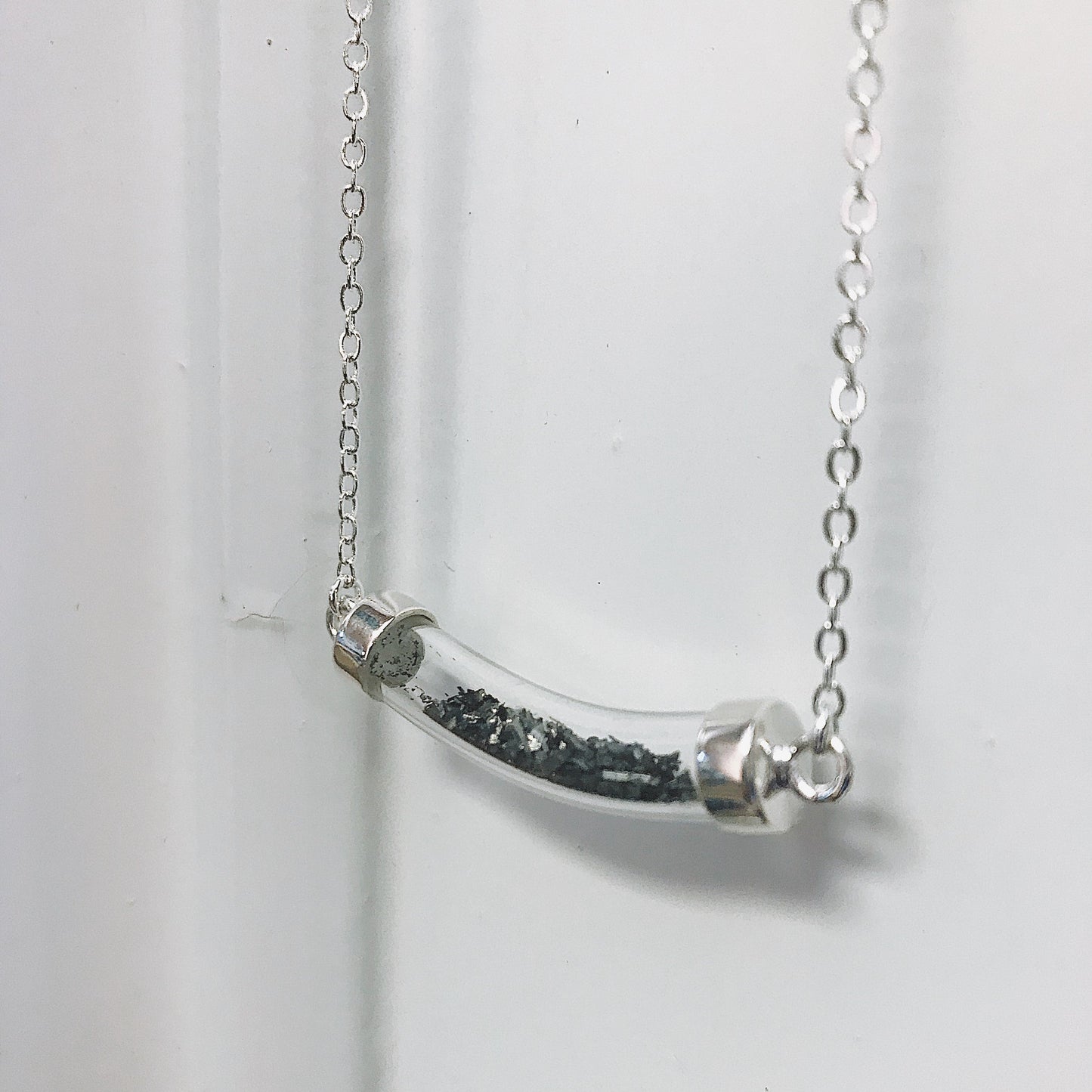 Stardust Meteorite Vial Specimen Necklace