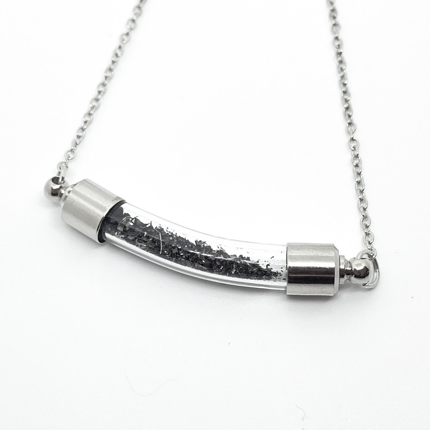 Stardust Meteorite Vial Specimen Necklace